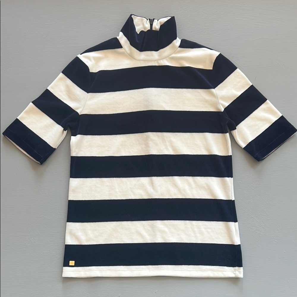 Striped Mock Neck Striped Lauren Ralph Lauren